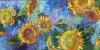 Clearance Joyful Sunflower Patio Canvas Outdoor/Indoor Wall Art