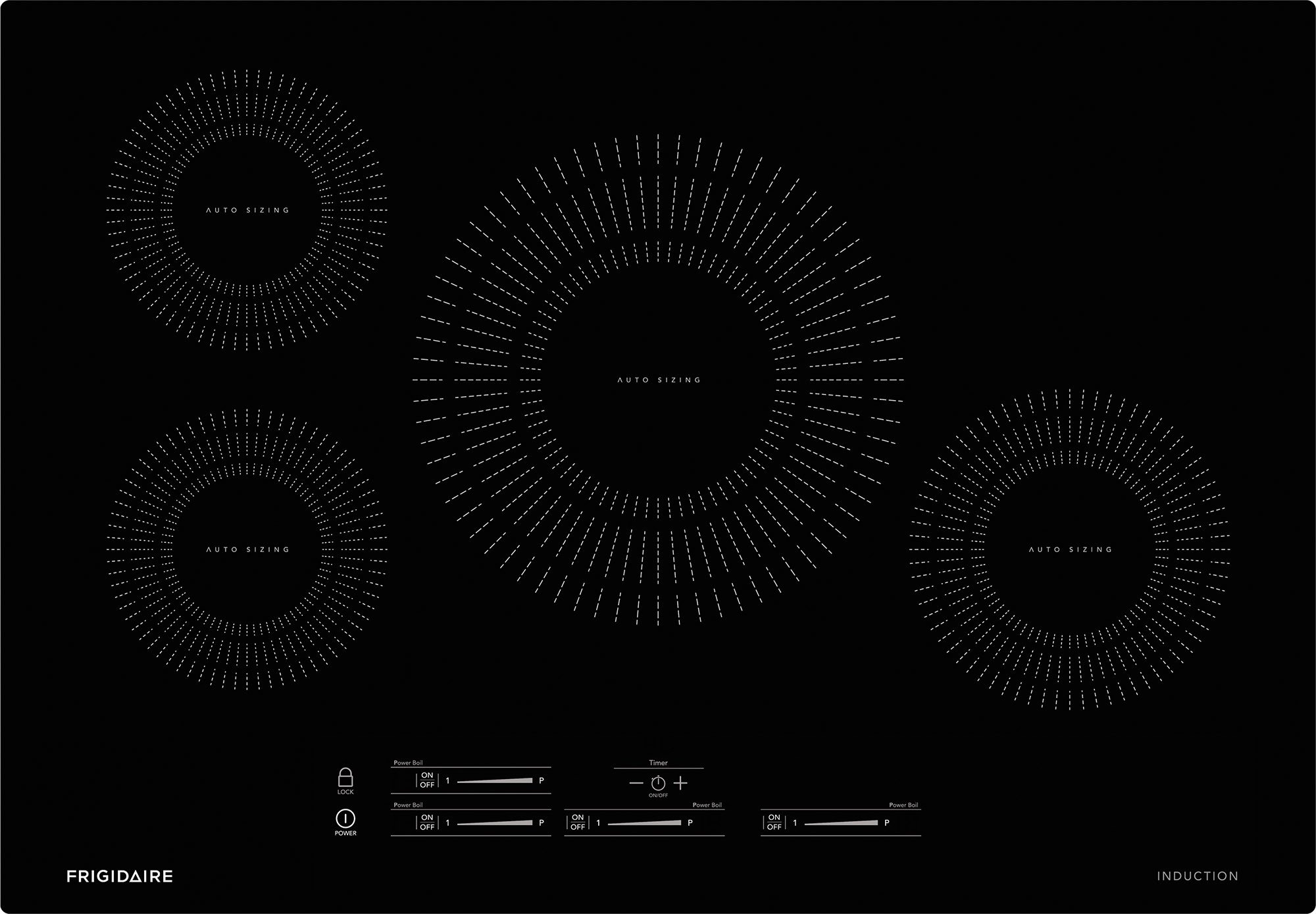 FFIC3026TB Frigidaire 30 Inch Induction Cooktop - Black-1