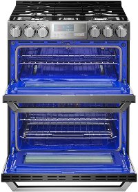 LUTG4519SN LG Signature Slide-in Gas Range with Double Oven - Textured Steel-2