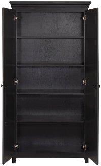 Ebony Dining Room Cabinet - Pantry -2