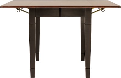 Maple Two-Tone Drop Leaf Dining Room Table - Saber