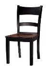 Maple Two-Tone Ladder Back Dining Room Chair - Saber-2