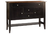Maple Two-Tone Dining Room Buffet - Saber