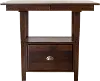 Clearance Larkin Dark Brown Counter Height Dining Room Table