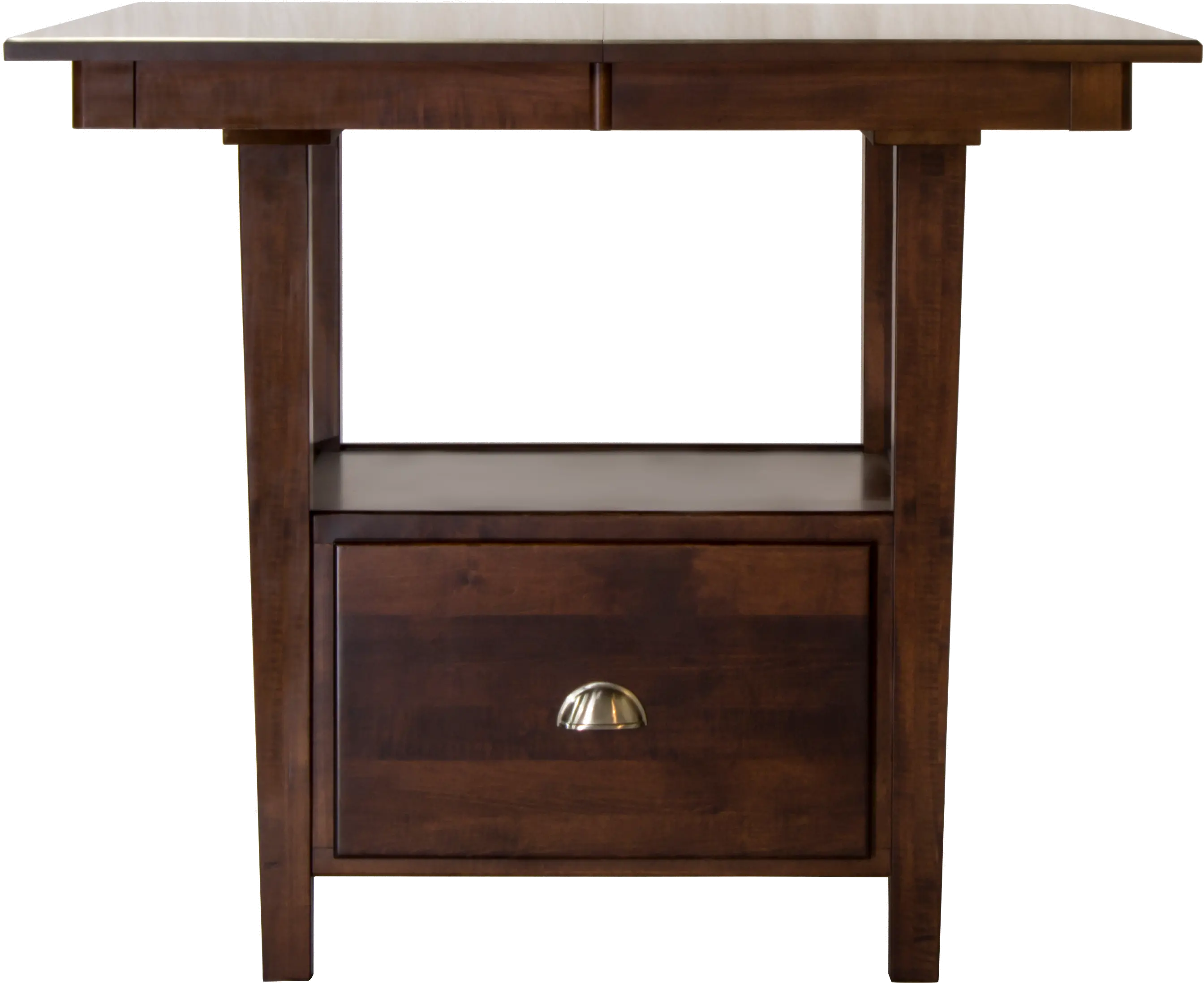 Larkin Dark Brown Counter Height Dining Room Table-1