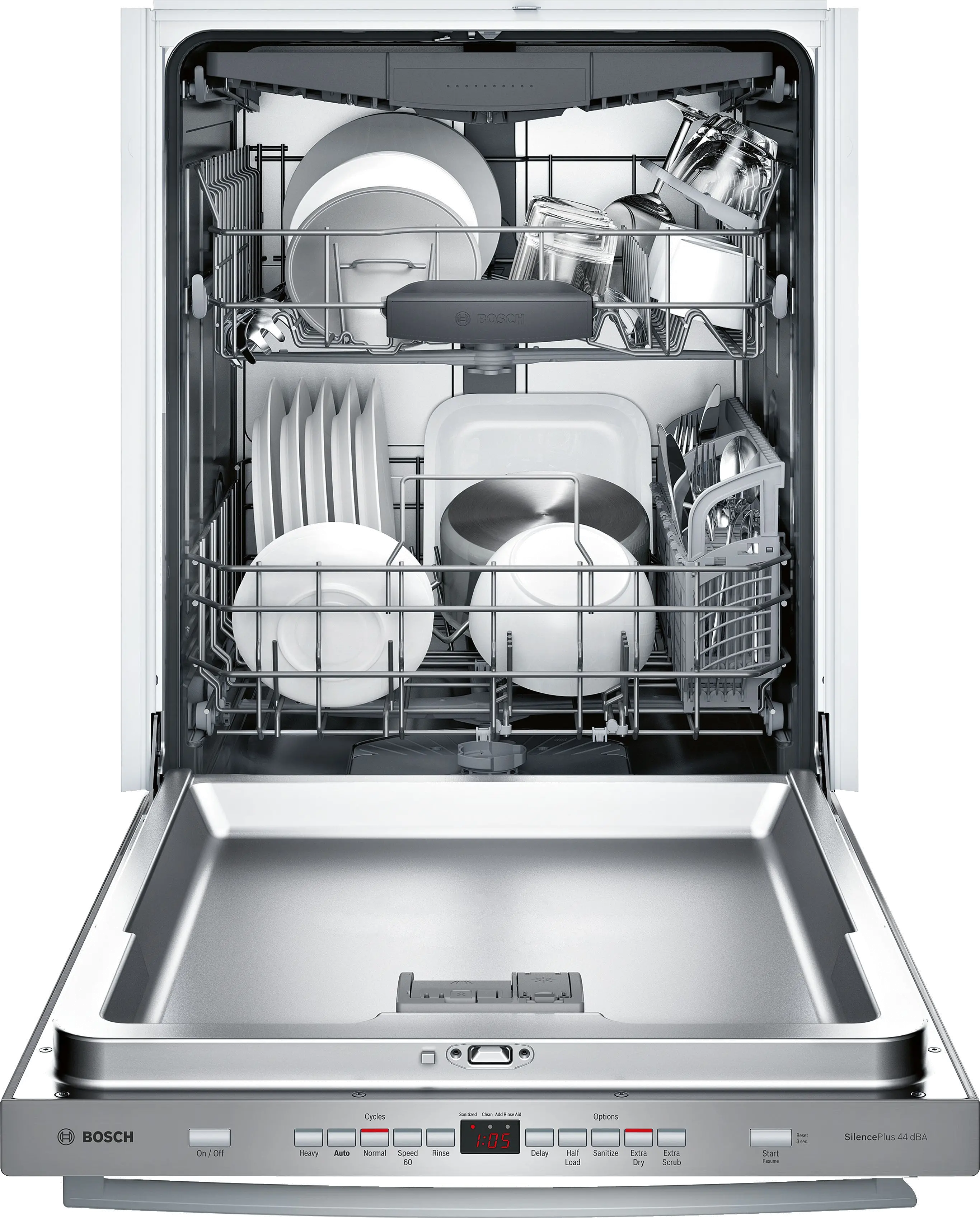 SHX863WD5N Bosch 300 Series Top Control Dishwasher - Stainless Steel-2