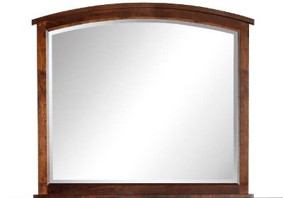 Classic Maple Brown Mirror - Charlton