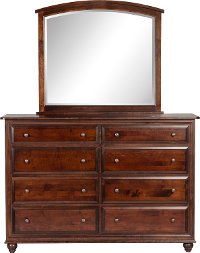 Classic Maple Brown Dresser - Charlton-2