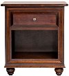 Classic Maple Brown Nightstand - Charlton-2