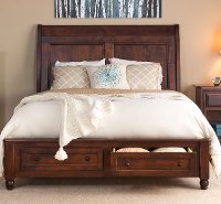 Charlton Classic 4 Piece Queen Storage Bed-1