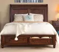 Charlton Brown 4 Piece King Storage Bed