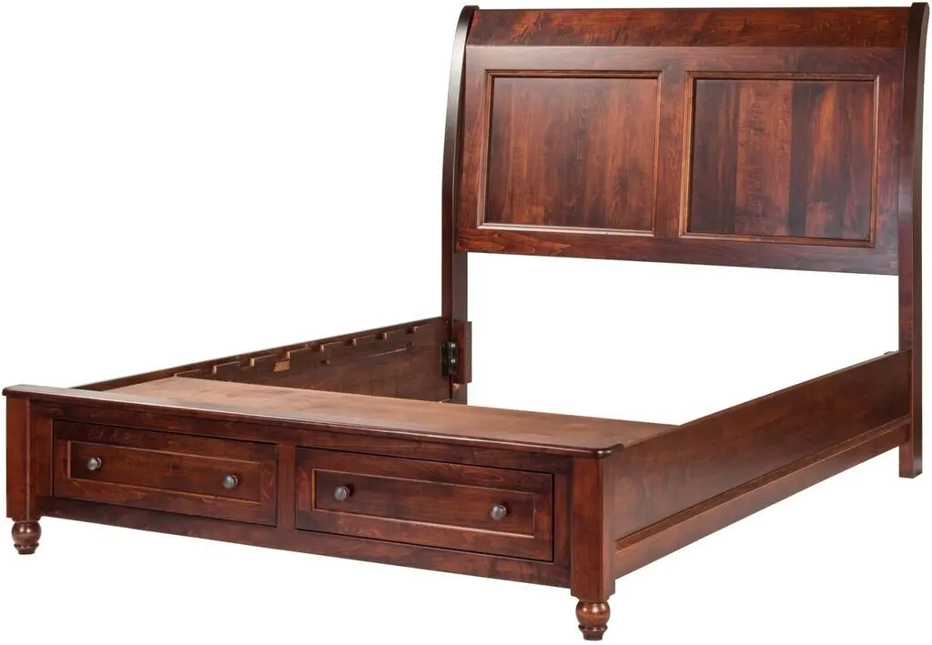 Charlton Brown 4 Piece King Storage Bed-2