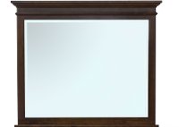 Classic Traditional Cherry Brown Mirror - Brentwood