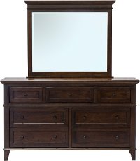Classic Cherry Brown Dresser - Brentwood