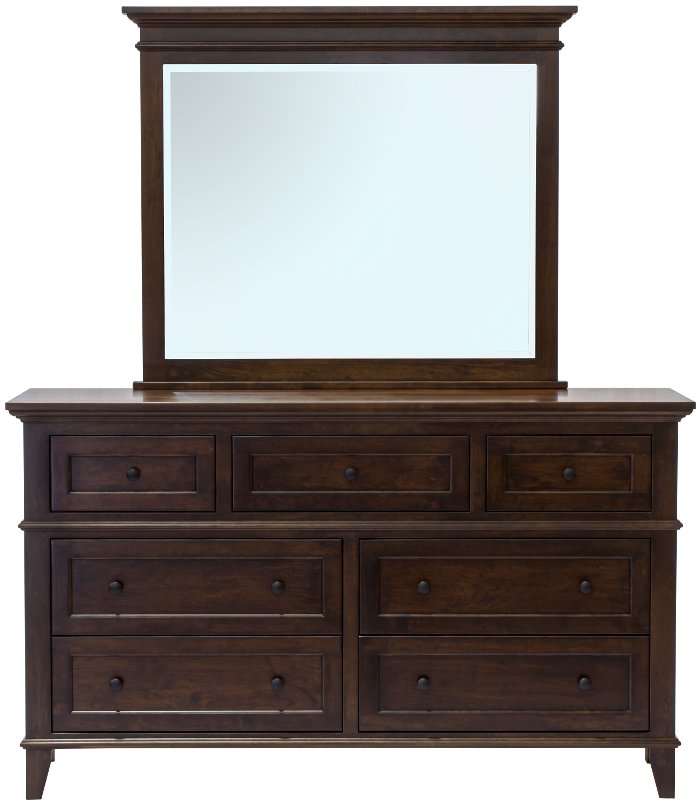 Classic Cherry Brown Dresser - Brentwood