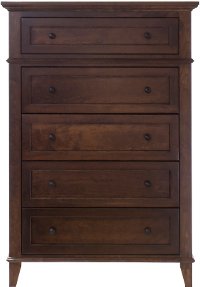 Classic Cherry Brown Chest of Drawers - Brentwood