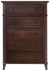 Classic Cherry Brown Chest of Drawers - Brentwood -2