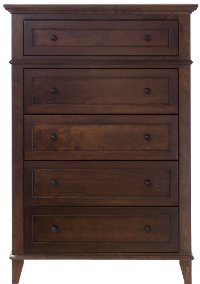 Classic Cherry Brown Chest of Drawers - Brentwood -2