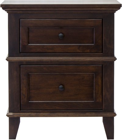 Classic Cherry Brown Nightstand - Brentwood