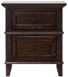 Classic Cherry Brown Nightstand - Brentwood -2
