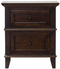 Classic Cherry Brown Nightstand - Brentwood -2