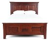 Classic Cherry Brown Queen Bed - Brentwood-4