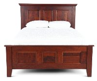Classic Cherry Brown Queen Bed - Brentwood-4