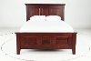 Classic Cherry Brown Queen Bed - Brentwood-5