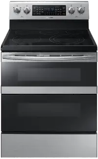 NE59M6850SS Samsung Electric Flex-Duo Range - 5.9 cu. ft. Stainless Steel