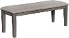 Gray Upholstered Dining Room Bench - Greyson