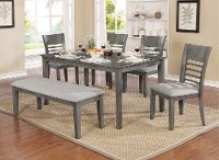 Gray 6 Piece Dining Set - Greyson