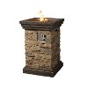 Brown Stack Stone Fire Pit - Nusa-2