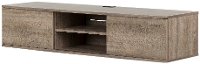 11503 Weathered Oak Wall Mounted Media Console - Agora-4