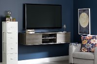 11504 Gray Maple Wall Mounted Medial Console - Agora-2