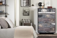 11755 Modern Plank Gray Oak Chest of Drawers - Fynn-2
