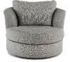 Emerson Slate Gray Swivel Chair
