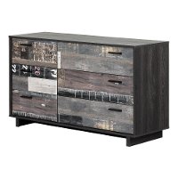 Modern Plank Gray Oak Dresser - Fynn