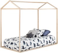 11627 Modern Natural Pine Twin House Bed - Sweedi-4