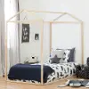 11627 Sweedi Modern Natural Pine Twin House Bed - South Shore