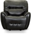 Black Leather-Match Power Glider Recliner - Blaise-1