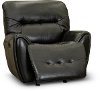Black Leather-Match Power Glider Recliner - Blaise-2