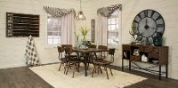 Industrial Pine and Metal Dining Room Table - Flatiron-3