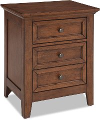 Casual Classic Brown Nightstand - St. Mortiz