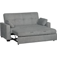 Gray Queen Sofa Bed - Orlando-2