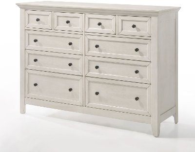 Casual Classic Rustic White Dresser - St. Mortiz