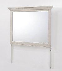 Casual Classic Rustic White Mirror - St. Mortiz