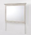 Clearance Casual Classic Rustic White Mirror - St. Mortiz