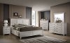Casual Classic Rustic White 6 Piece Queen Bedroom Set - St. Mortiz
