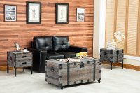 Antique Gray 3 Piece Coffee Table Set - Brixton