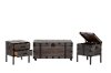 Antique Gray 3 Piece Coffee Table Set - Brixton-2